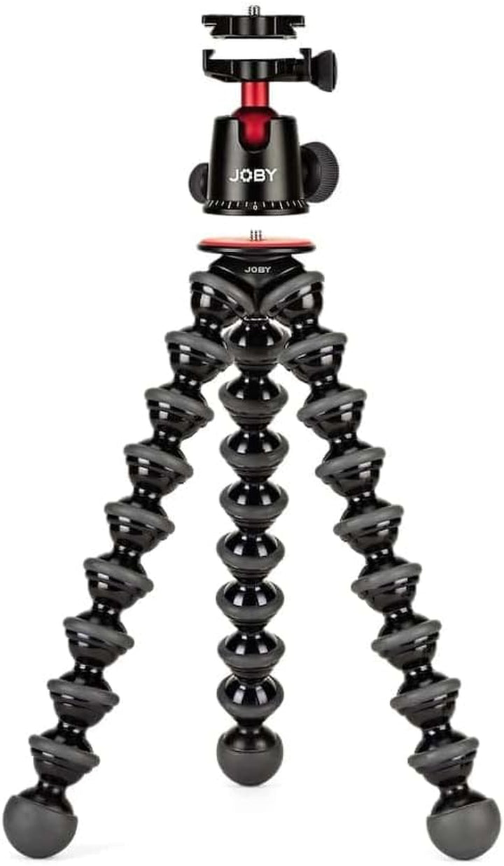 JOBY Gorillapod 5K Kit, Flexible Professional Tripod with Ballhead, for DSLR Camera and Csc/Mirrorless with Lens, up to 5 Kg Payload (11Lbs), Black