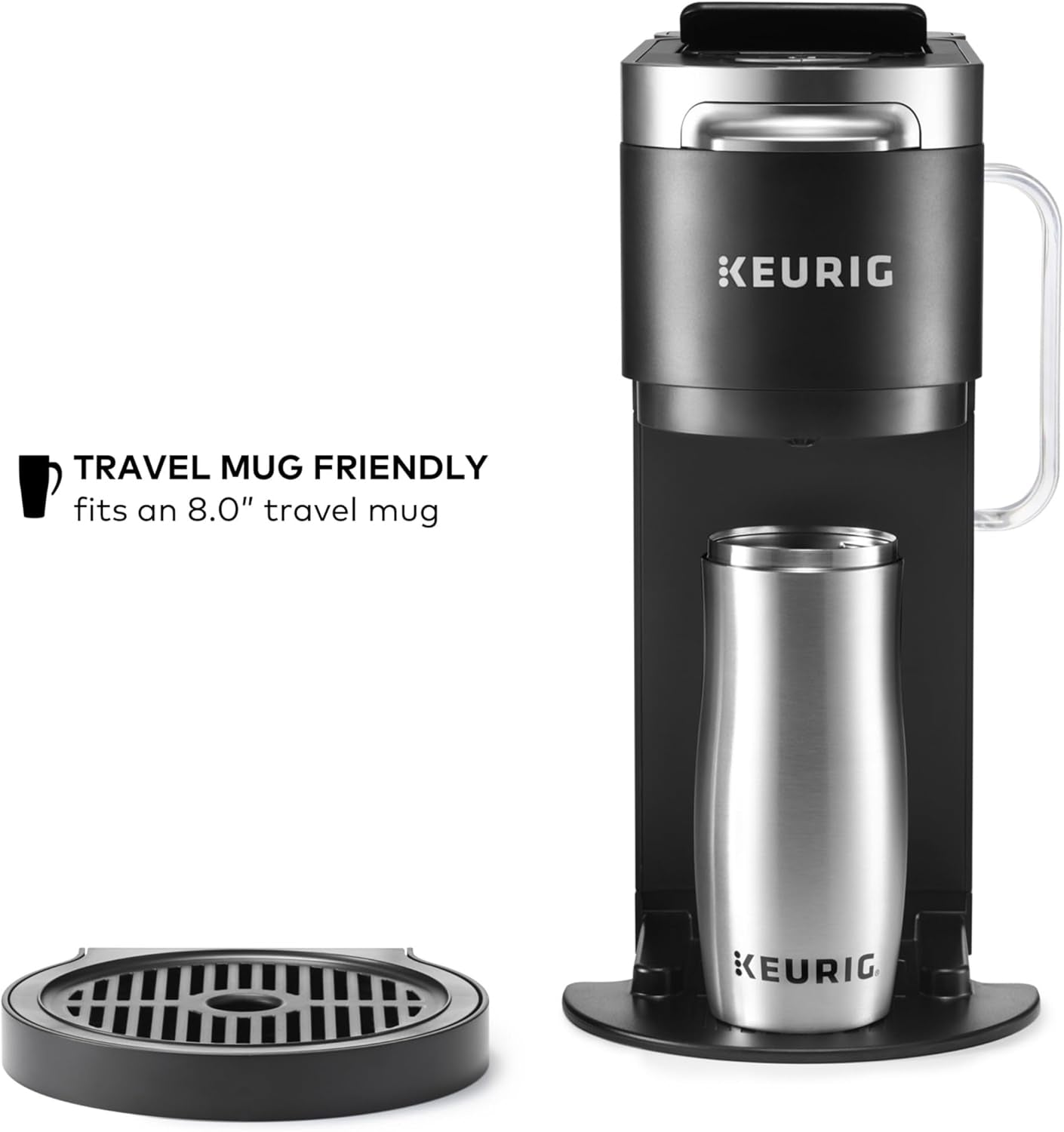 Keurig K-Duo plus Single Serve & Carafe Coffee Maker, Multi-Position 60Oz Removable Reservoir, Programmable Auto Brew Carafe, Black