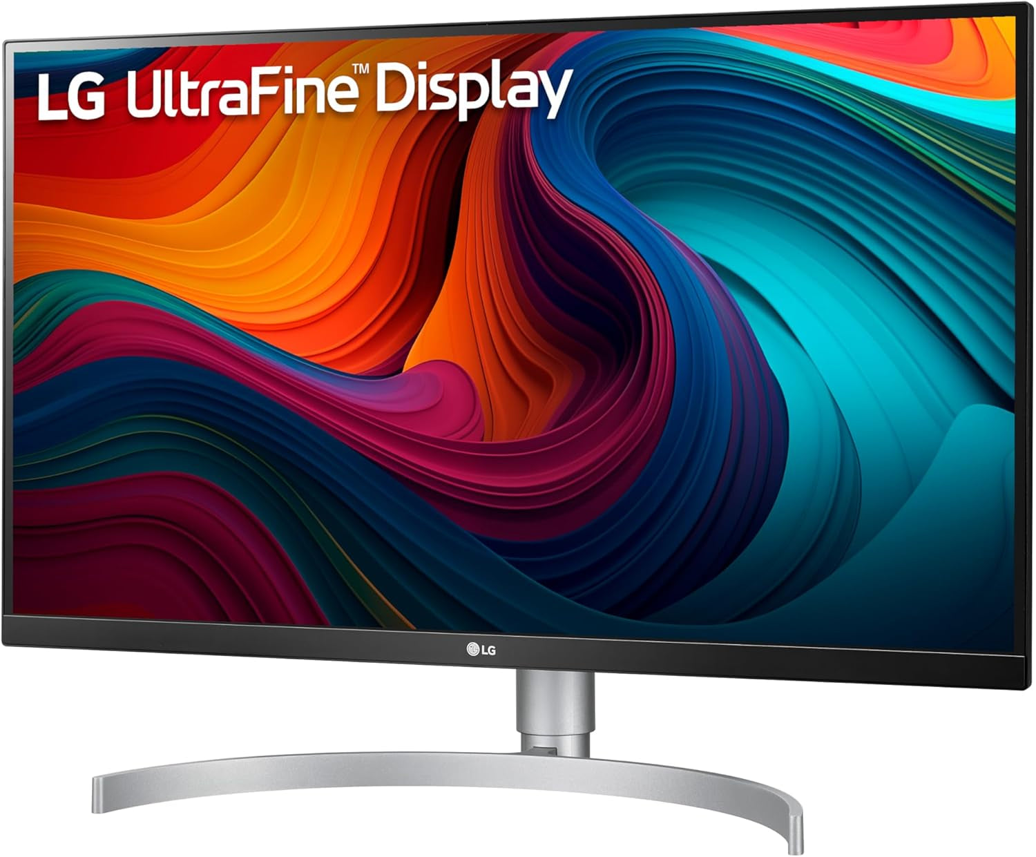 LG Ultrafine UHD 27-Inch 4K UHD 2160P Computer Monitor 27UN850-W, IPS with VESA Displayhdr 400, AMD Freesync, and USB-C, White,Silver