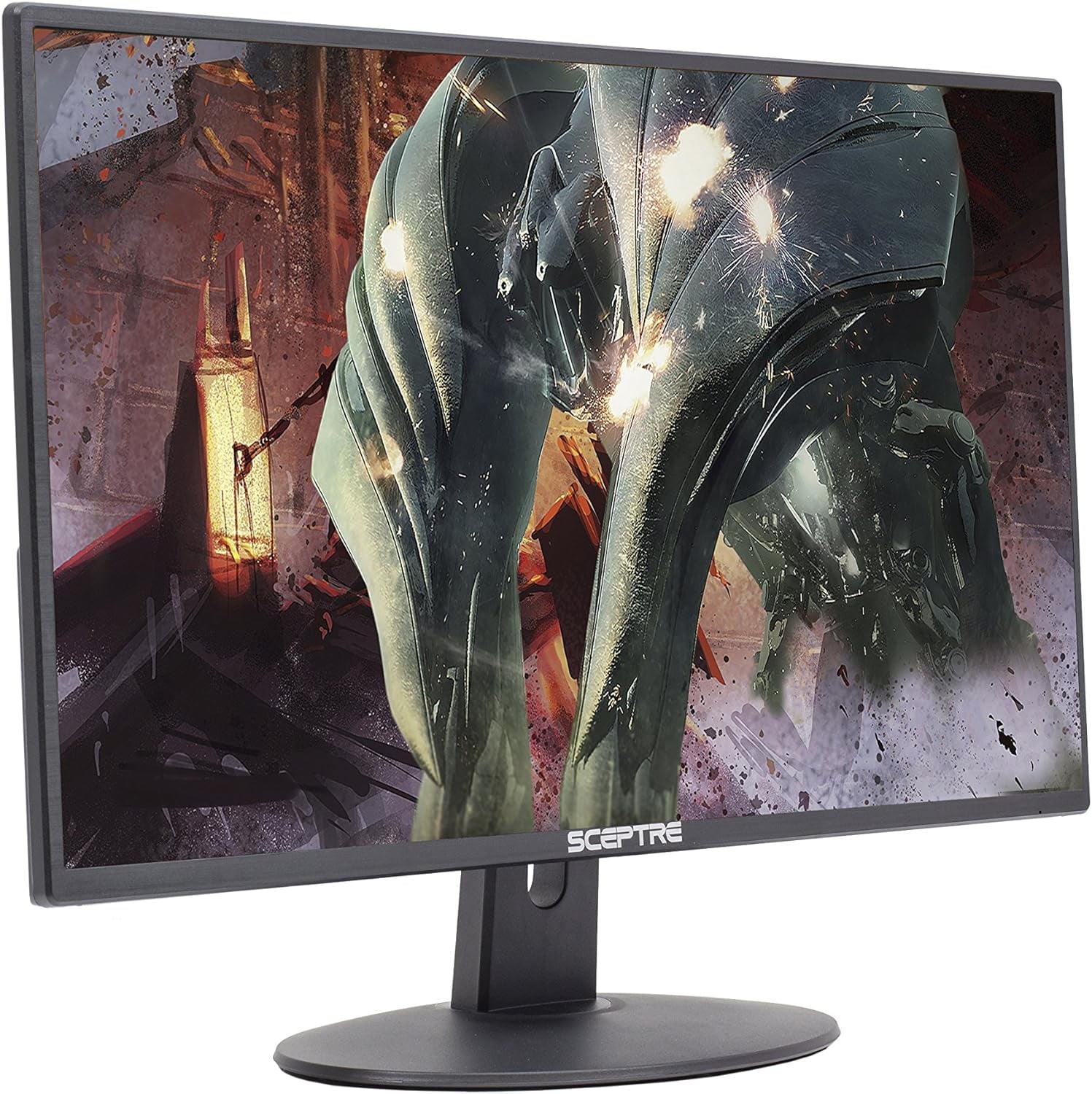 Sceptre 27-Inch FHD LED Gaming Monitor 75Hz 2X HDMI VGA Build-In Speakers, Ultra Slim Metal Black