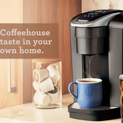 Keurig K-Elite Single Serve K-Cup Pod Coffee Maker, with Strength and Temperature Control, Iced Coffee Capability, 8 to 12Oz Brew Size, Programmable, Brushed Slate