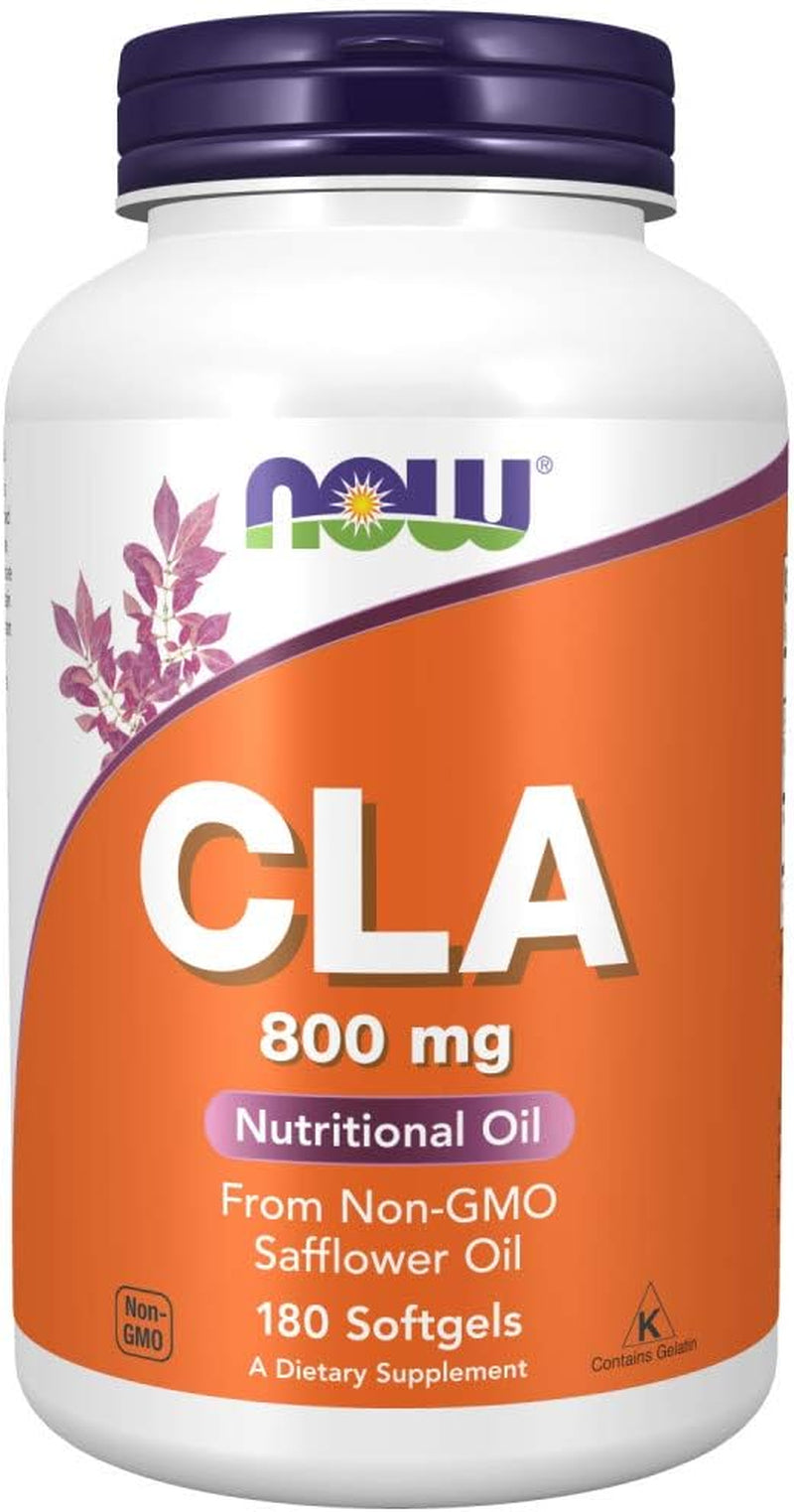 NOW Foods Supplements, CLA (Conjugated Linoleic Acid) 800 Mg, Nutritional Oil, 180 Softgels