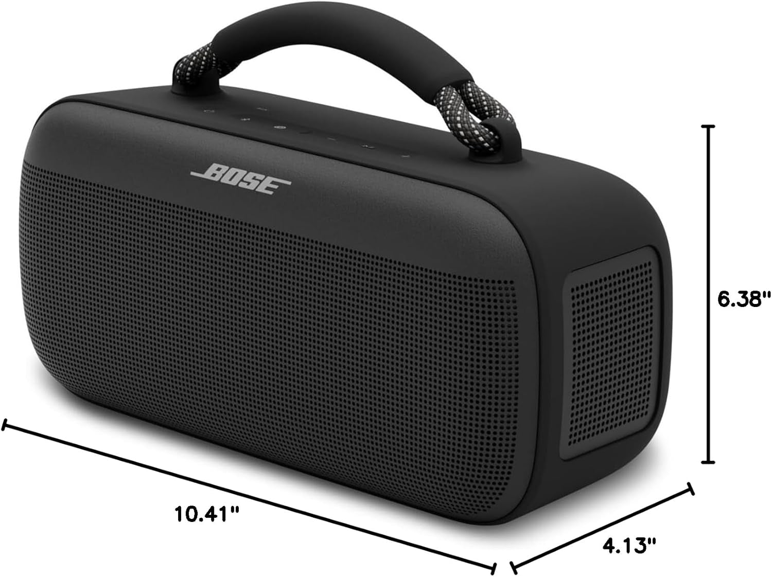 Bose Soundlink Max Portable Speaker, Large Waterproof Bluetooth Speaker, up to 20 Hours of Battery Life, USB-C, Built-In 3.5Mm AUX Input, Black