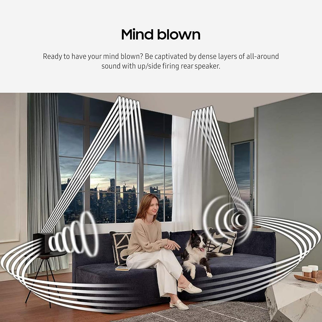 SAMSUNG HW-Q990C 11.1.4Ch Soundbar W/ Wireless Dolby Audio, Rear Speakers Included W/ Q-Symphony, Spacefit Sound Pro, Adaptive Sound, Game Mode Pro, Airplay 2, AVA, Alexa Built-In