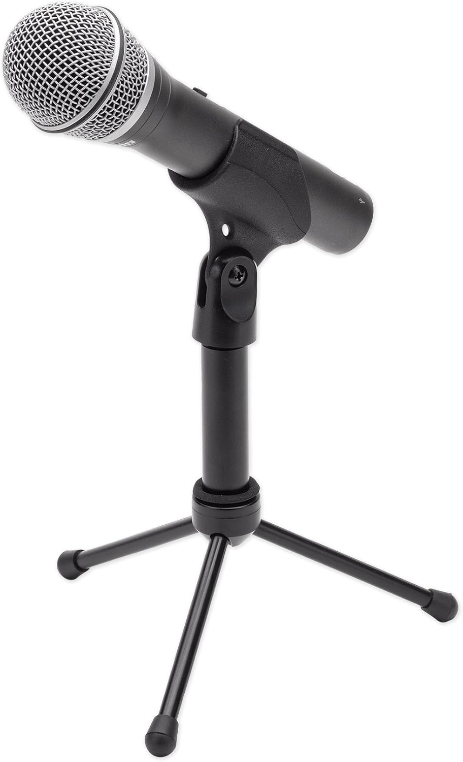 Samson Technologies Q2U USB/XLR Dynamic Microphone Recording and Podcasting Pack (Includes Mic Clip, Desktop Stand, Windscreen and Cables), Silver