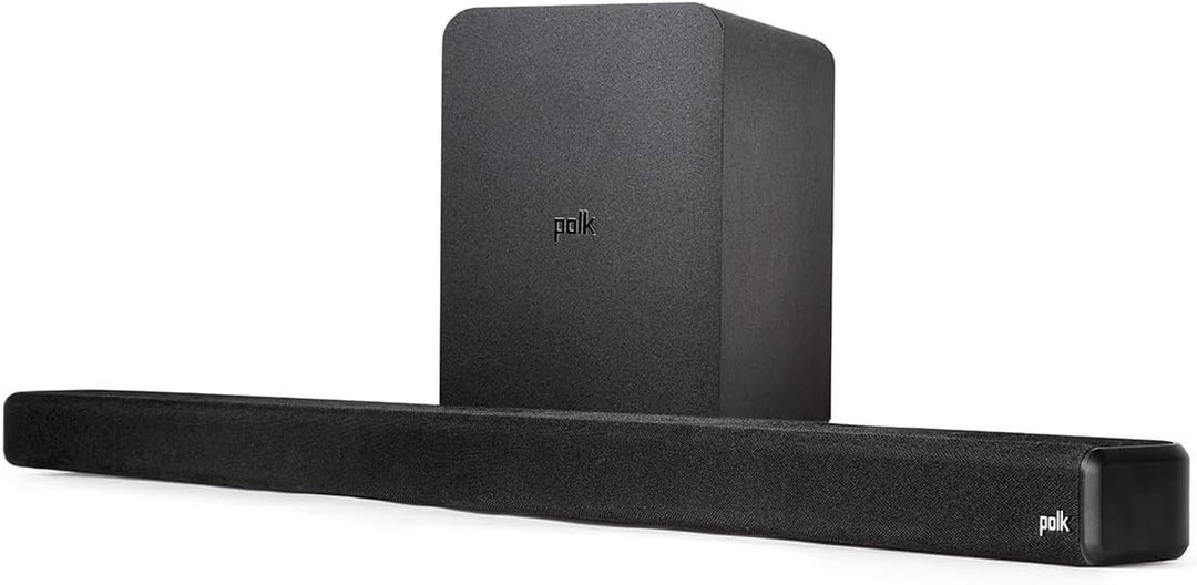 Polk Audio Signa S4 Sound Bar with Wireless Subwoofer - Dolby Atmos 3D Audio, Exclusive Voiceadjust & Bassadjust Technology, HDMI Earc, Works with 8K, 4K & HD Tvs, Bluetooth, Wireless Streaming