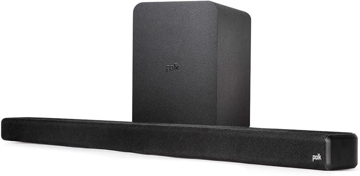 Polk Audio Signa S4 Sound Bar with Wireless Subwoofer - Dolby Atmos 3D Audio, Exclusive Voiceadjust & Bassadjust Technology, HDMI Earc, Works with 8K, 4K & HD Tvs, Bluetooth, Wireless Streaming