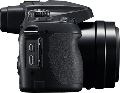 Panasonic LUMIX FZ80D Compact Camera with 20-1200Mm Zoom Lens, Point and Shoot Digital Camera with 4K Video/Photo Recording and Power Optical Image Stabilizer - DC-FZ80D