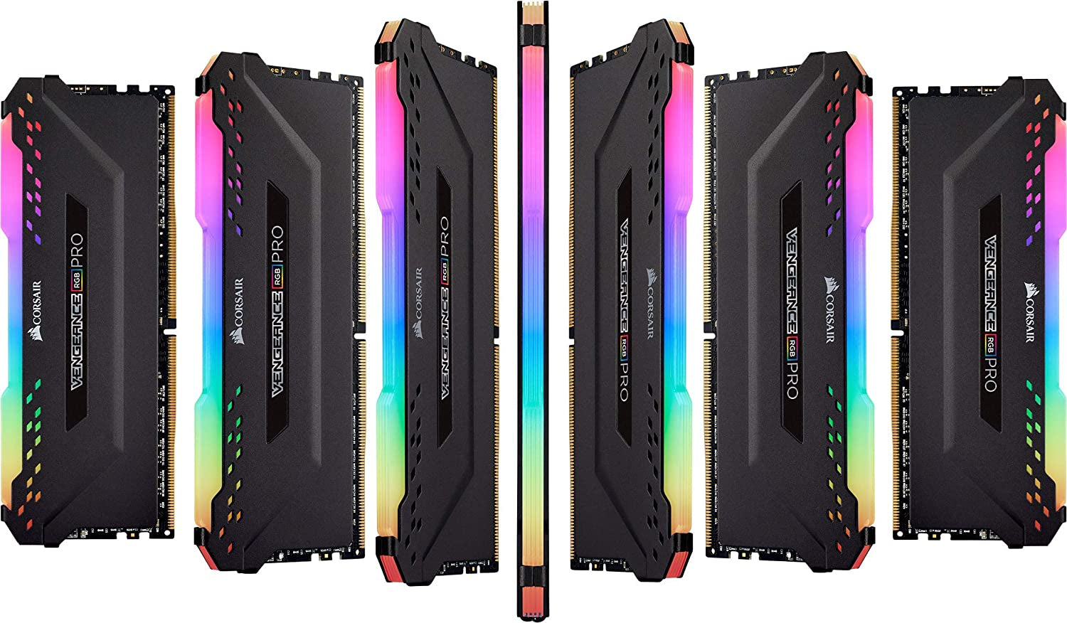 CORSAIR VENGEANCE RGB PRO DDR4 RAM 32GB (2X16Gb) 3600Mhz CL18-22-22-42 1.35V Intel AMD Desktop Computer Memory - Black (CMW32GX4M2Z3600C18)