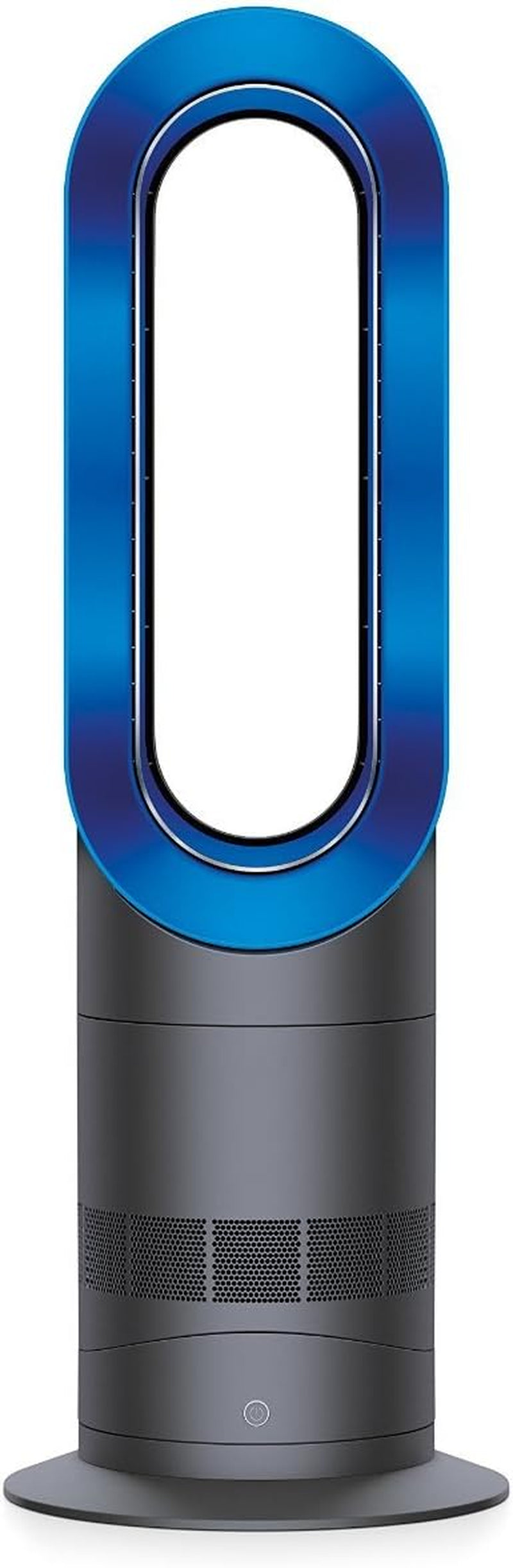 Dyson AM09 Fan Heater, Iron/Blue