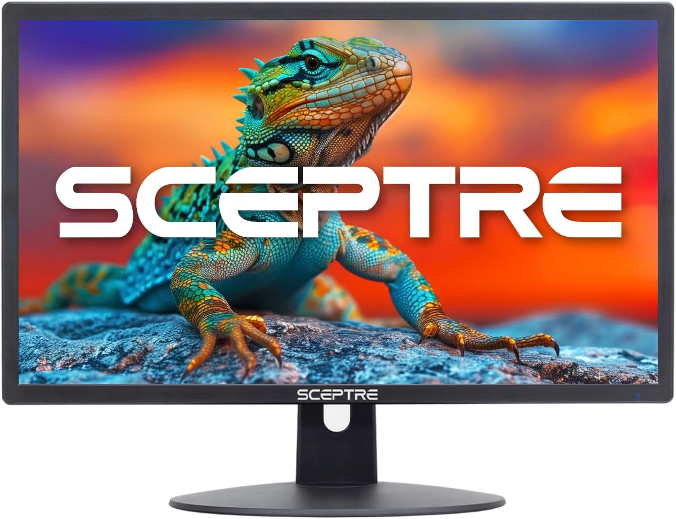 Sceptre 22 Inch 75Hz 1080P LED Monitor 99% Srgb HDMI X2 VGA Build-In Speakers, Machine Black (E225W-19203R Series)