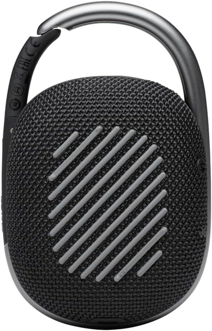 JBL Clip 4 - Portable Mini Bluetooth Speaker, Big Audio and Punchy Bass, Integrated Carabiner, IP67 Waterproof and Dustproof, 10 Hours of Playtime, Speaker for Home, Outdoor and Travel (Black)