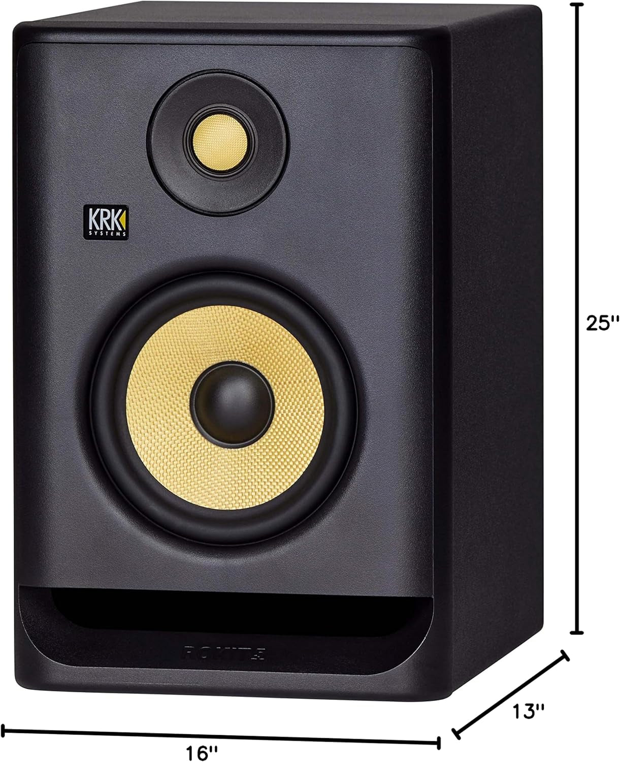 KRK RP5 Rokit 5 G4 Professional Bi-Amp 5" Powered Studio Monitor Pair, Black