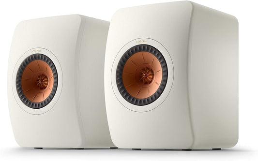 KEF LS50 Meta Passive Bookshelf Speakers - Pair (Mineral White)