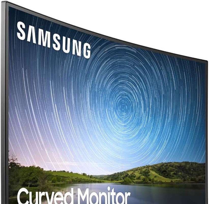 SAMSUNG 27-Inch CR50 Frameless Curved Gaming Monitor (LC27R500FHNXZA) – 60Hz Refresh, Computer Monitor, 1920 X 1080P Resolution, 4Ms Response, Freesync, Hdmi,Black