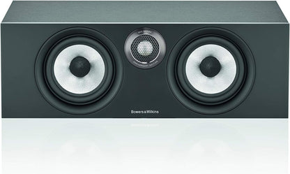 Bowers & Wilkins HTM6 S2 Center Channel Speaker - Anniversary Edition Loudspeaker, Twin Continuum Cone Bass/Midrange Drivers with Flowport Technology, Decoupled Double Dome Aluminum Tweeter, Black