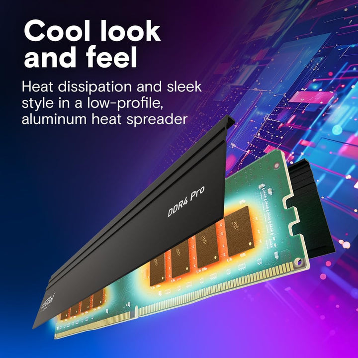 Crucial Pro RAM 32GB Kit (2X16Gb) DDR4 3200Mhz (Or 3000Mhz or 2666Mhz) Desktop Memory CP2K16G4DFRA32A