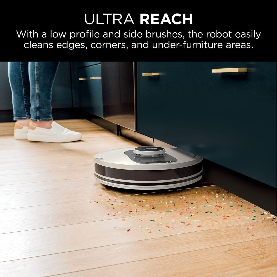 Shark AI Ultra Voice Control Robot Vacuum with Matrix Clean Navigation, Home Mapping, 60-Day Capacity, Self-Empty Base for Homes with Pets, Carpet & Hard Floors (Silver/Black)