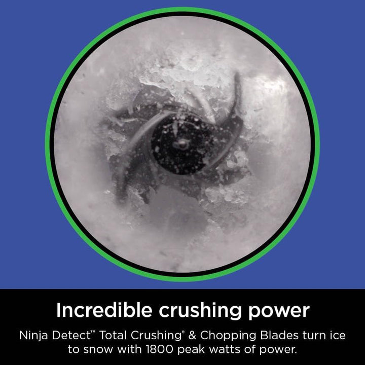 Ninja TB401 Detect Kitchen System Power Blender + Processor Pro, Blendsense Technology, Blender, Chopping & Smoothies, 1800 Peak Watts, 72 Oz. Pitcher, 64 Oz. Food Processor, 24 Oz. To-Go Cup, Black