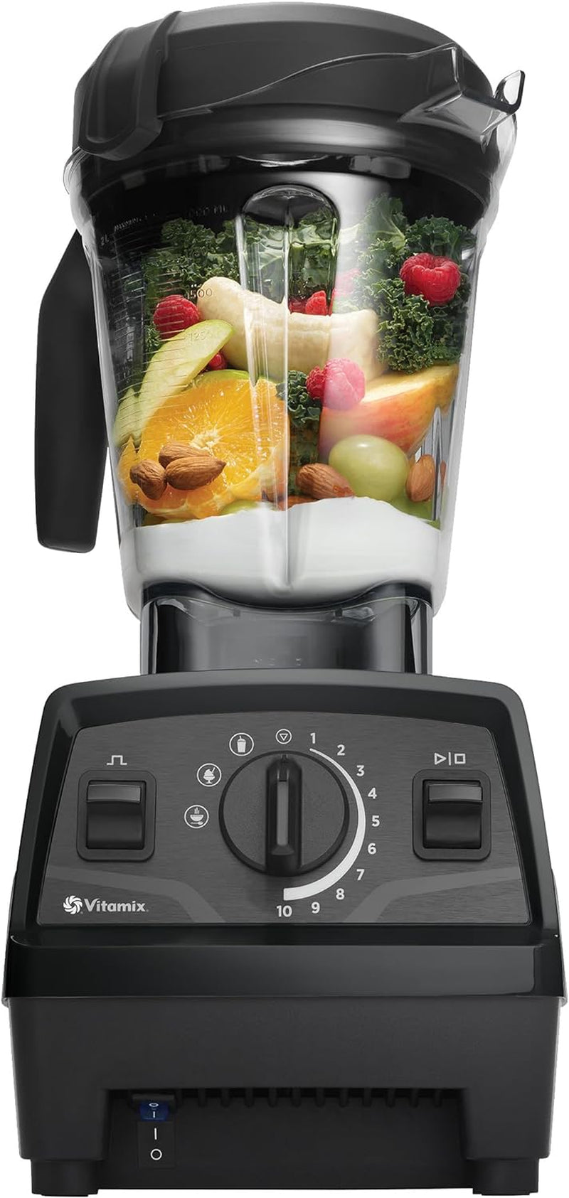 Vitamix Explorian Blender with Programs, Professional-Grade, 64 Oz. Low-Profile Container, Black (Renewed Premium)