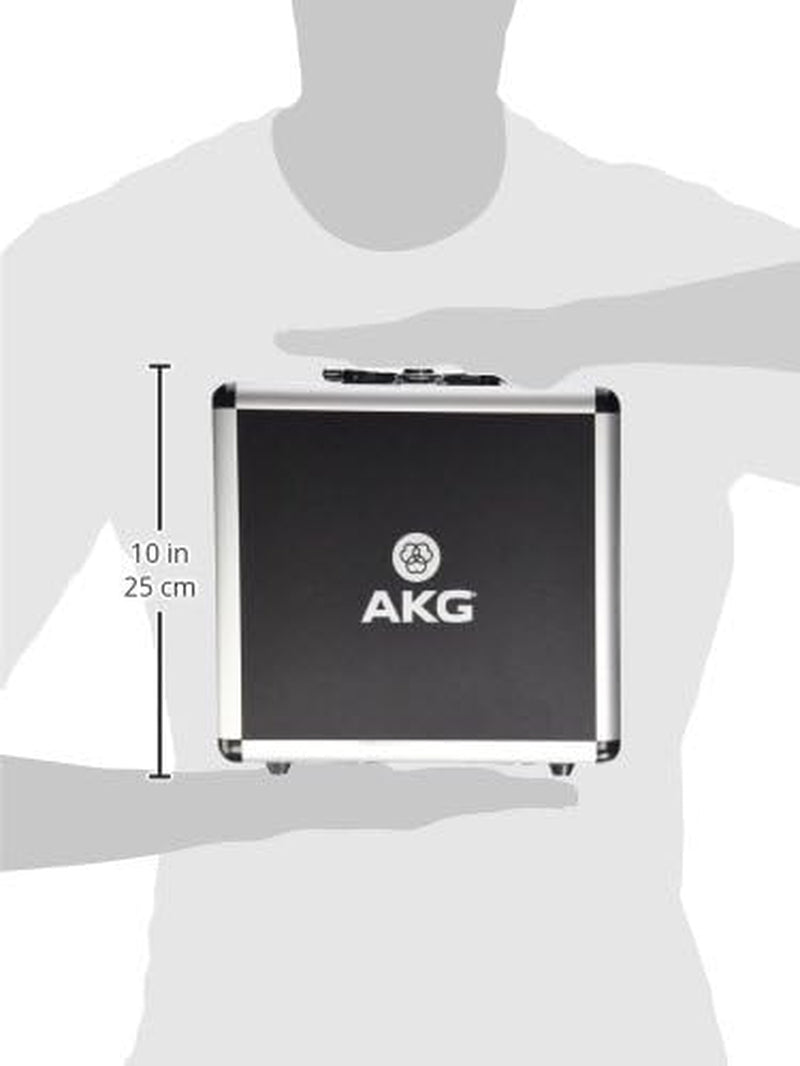 AKG Vocal Condenser Microphone, XLR, Black, 6.00 X 8.00 X 12.00 (3101H00420)