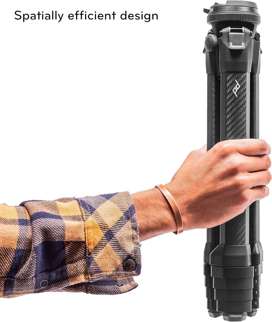 Peak Design Travel Tripod (Carbon Fiber) Ultra-Portable, Stable and Compact Professional Camera Tripod