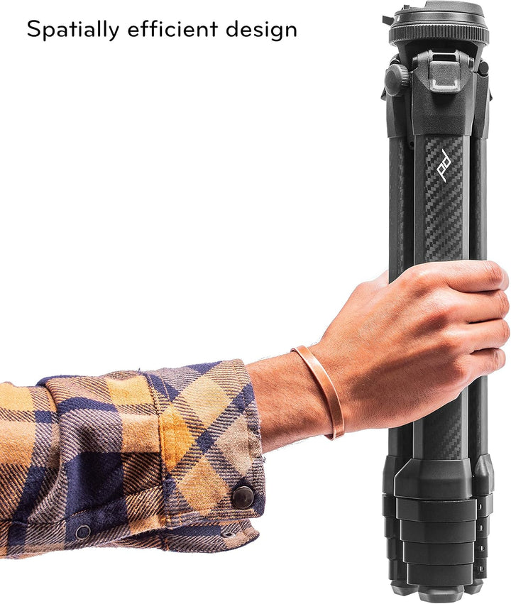 Peak Design Travel Tripod (Carbon Fiber) Ultra-Portable, Stable and Compact Professional Camera Tripod