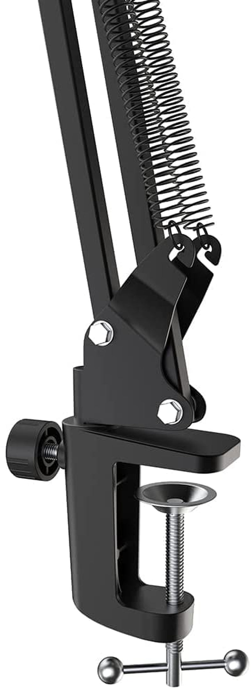 Microphone Arm Stand, FIFINE Suspension Boom Scissor Mic Stand with Heavy Duty Clamp, 3/8" to 5/8" Adapter, for Voice-Over, Gaming, Recording, Studio, Home Office (CS1)