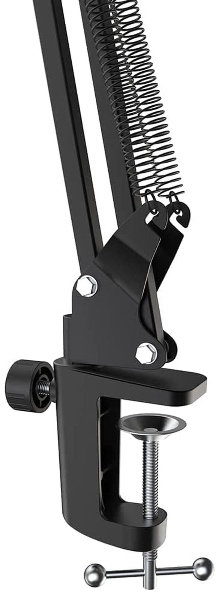 Microphone Arm Stand, FIFINE Suspension Boom Scissor Mic Stand with Heavy Duty Clamp, 3/8" to 5/8" Adapter, for Voice-Over, Gaming, Recording, Studio, Home Office (CS1)