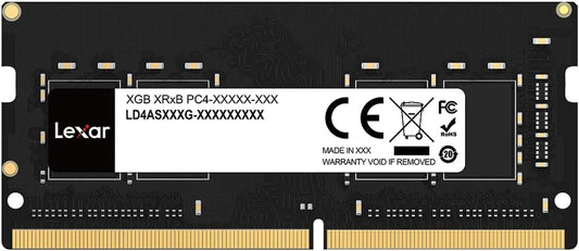 Lexar 32GB Single DDR4 SODIMM RAM 3200Mt/S CL22 260-Pin Laptop Memory, Black (LD4AS032G-B3200GSST)