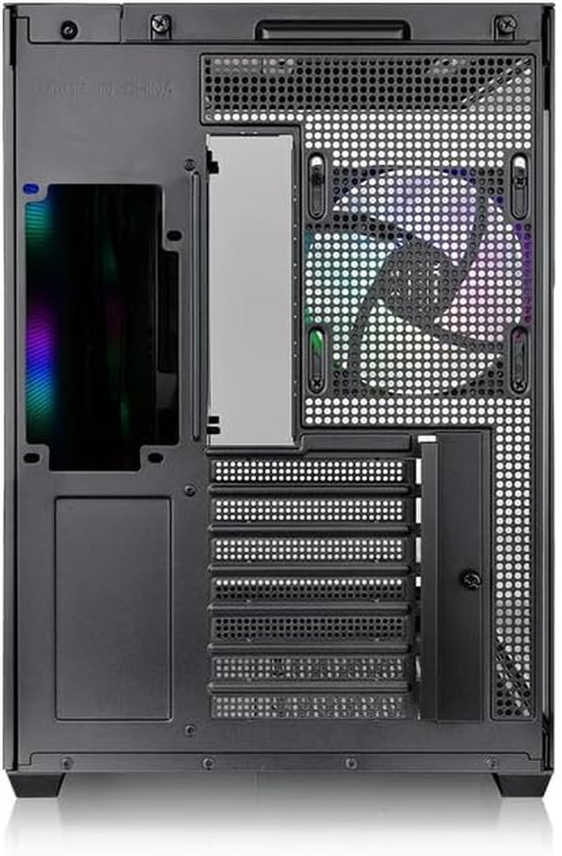 View 380 TG ARGB Black ATX Case; 4X120Mm ARGB Fans Included; Supports Hidden-Connector Motherboard; Front & Side Dual Tempered Glass Panel; CA-1Z2-00M1WN-00; 3 Year Warranty