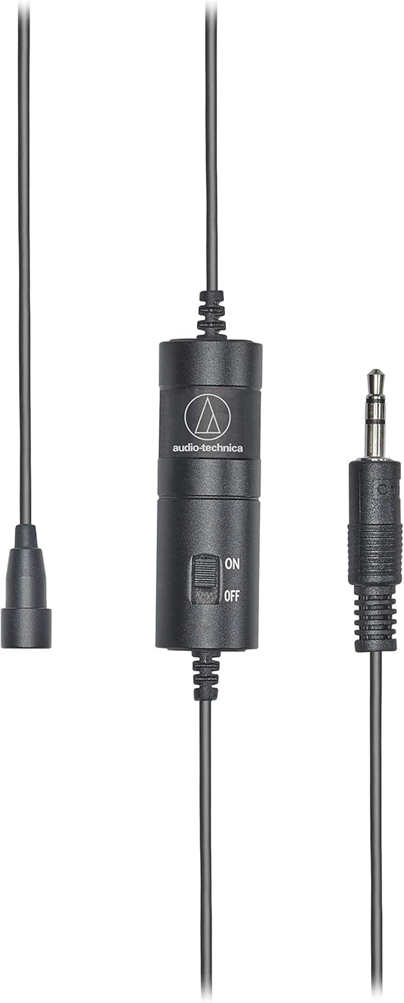 Audio-Technica Atr3350Xis Omnidirectional Condenser Clip-On Microphone for Smartphones,Black