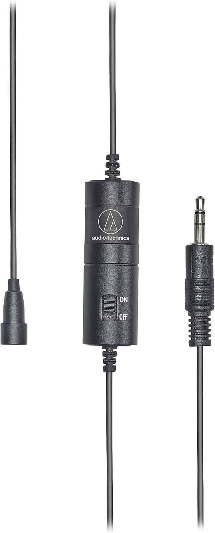 Audio-Technica Atr3350Xis Omnidirectional Condenser Clip-On Microphone for Smartphones,Black