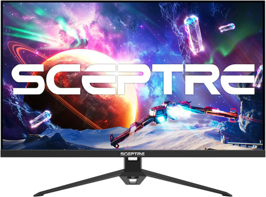 Sceptre IPS 24” Gaming Monitor 165Hz 144Hz Full HD (1920 X 1080) Freesync Eye Care FPS RTS Displayport HDMI Build-In Speakers, Machine Black 2020 (E248B-FPT168),IPS 24" 165Hz