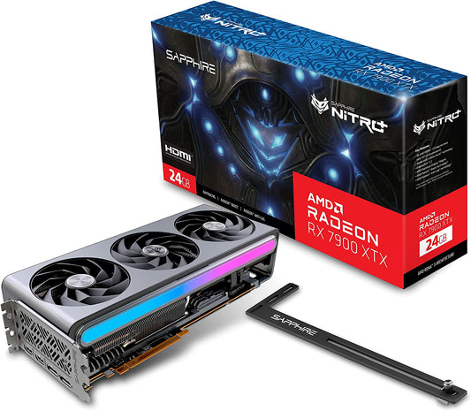 Sapphire 11322-01-40G Nitro+ AMD Radeon RX 7900 XTX Vapor-X Gaming Graphics Card with 24GB GDDR6, AMD RDNA 3