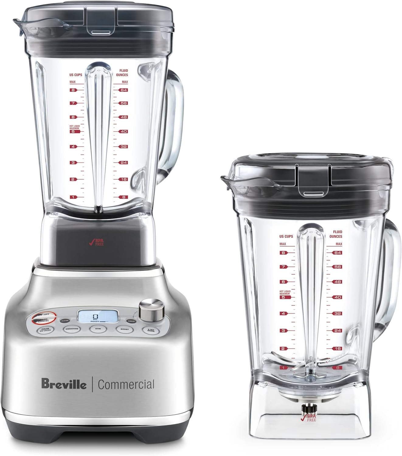 Breville Commercial Breville Polyscience Super Q Pro, Brushed Stainless, CBL920BSS1BNA1, Clear