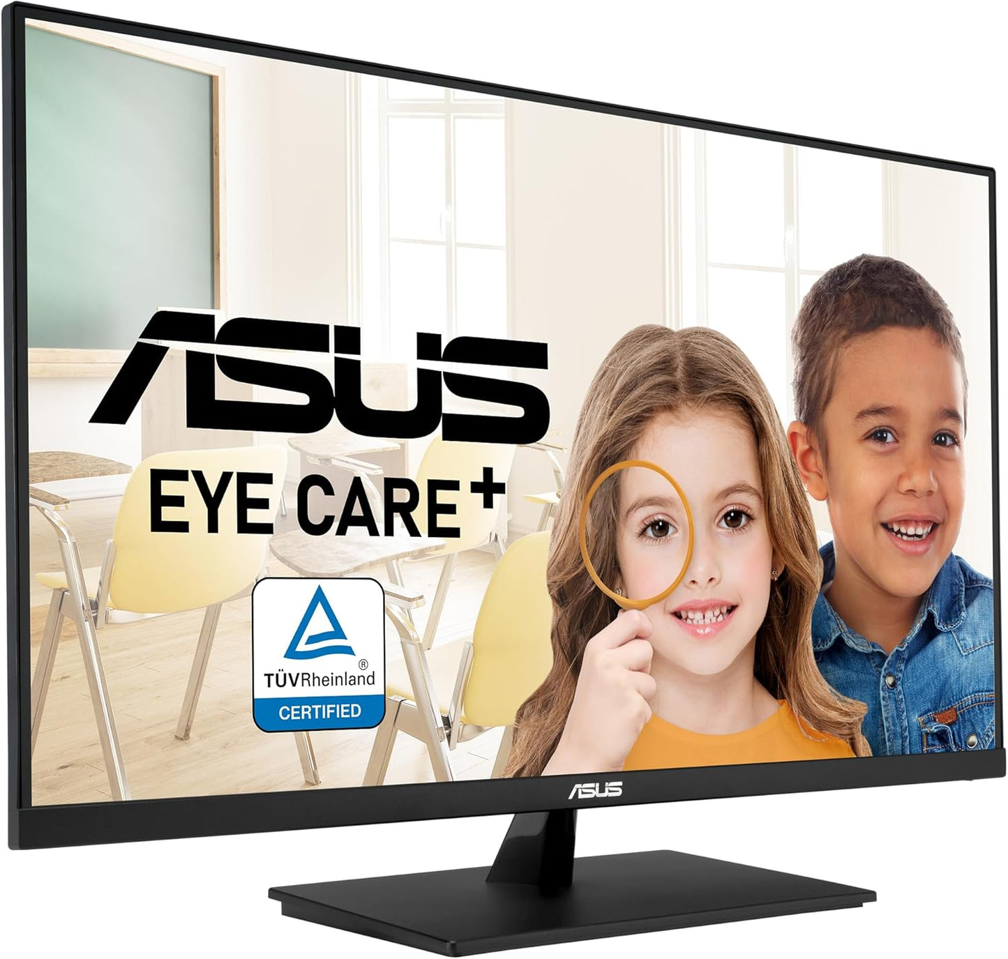 ASUS 31.5” 4K HDR Eye Care Monitor (VP327Q) – UHD (3840 X 2160), 99% Srgb, HDR-10, Adaptive-Sync, Speakers, Displayport, HDMI, Flicker Free, Blue Light Filter, VESA Mountable,Black