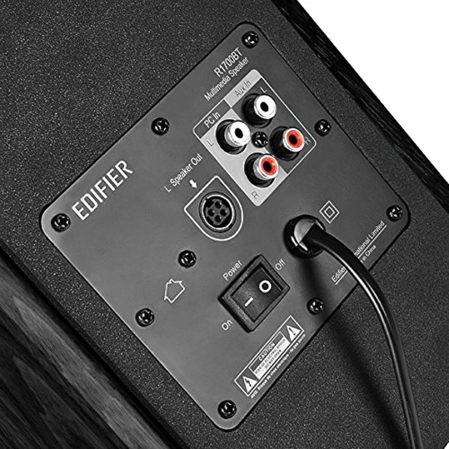 Edifier R1700BT Bluetooth Bookshelf Speaker - Active Near-Field Studio Monitors - Powered Speakers 2.0 Setup Wooden Enclosure 66W RMS (Black)