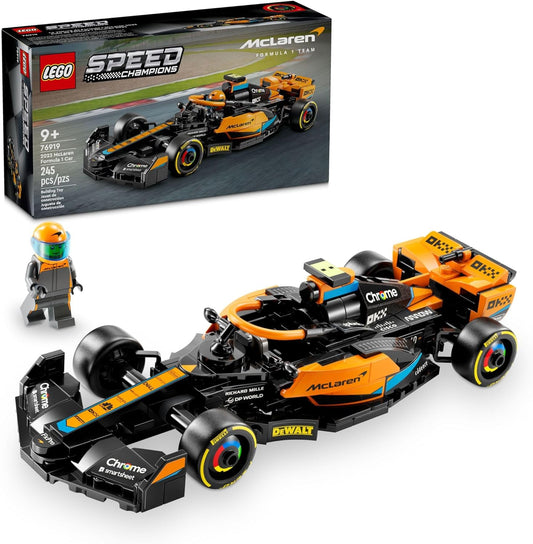 LEGO Speed Champions 2023 Mclaren Formula 1 Race Car Toy for Play and Display, Buildable Mclaren Toy Set for Kids, F1 Toy Gift Idea for Boys and Girls Ages 9 and up Who Enjoy Independent Play, 76919