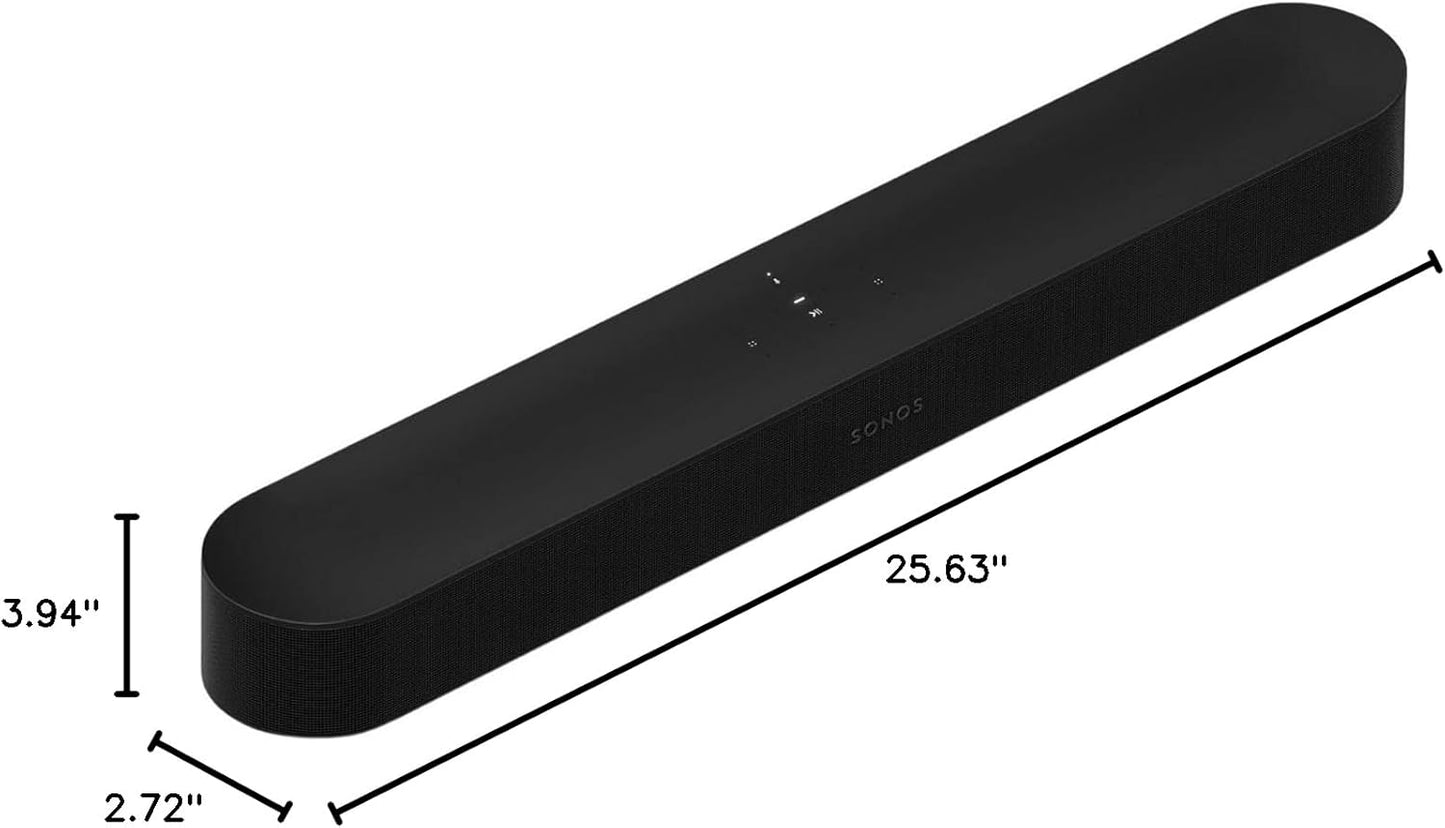 Sonos Beam Gen 2 - Black - Soundbar with Dolby Atmos