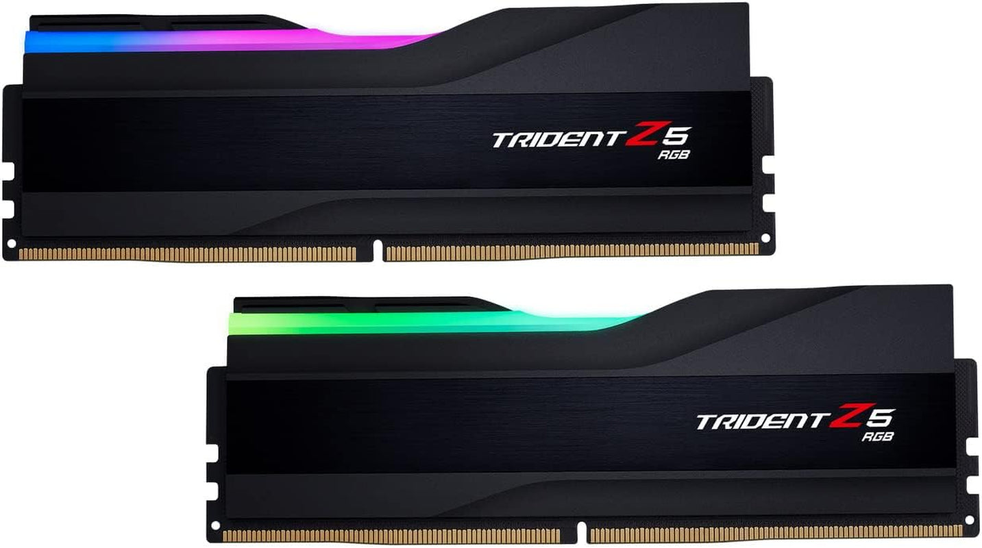 64GB G.Skill DDR5 Trident Z5 RGB 6400Mhz CL32 1.40V Dual Channel Kit 2X 32GB Black