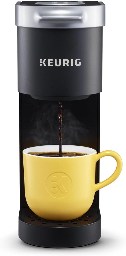 Keurig K-Mini Single Serve K-Cup Pod Coffee Maker, 6 to 12Oz Brew Size, with Cord Storage, Perfect for Small Spaces, Black