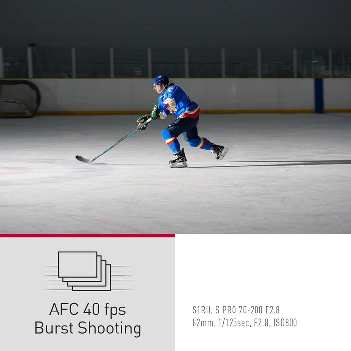 Panasonic LUMIX S1RII Full Frame Mirrorless Digital Camera, Hybrid Model Featuring a 44.3MP Full-Frame Sensor and Lumix'S First-Ever 8K Video Recording - DC-S1RM2