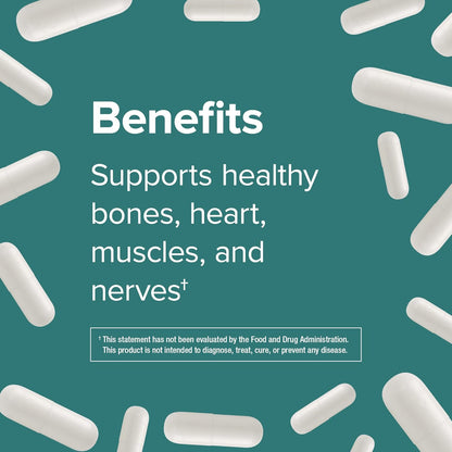 Webber Naturals Magnesium Citrate, 150 Mg Magnesium Citrate per Capsule, 250 Capsules, High Absorption, Helps Support Bones, Teeth and Proper Muscle & Heart Function, Non-Gmo, Gluten & Diary Free