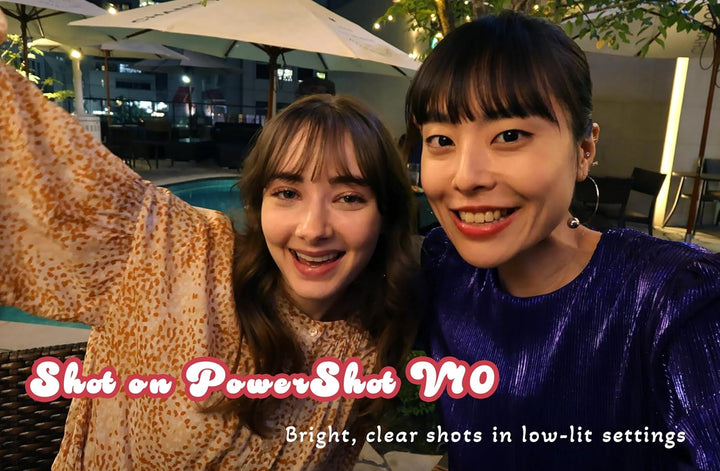 Canon Powershot V10 Camera, Content Creator Compact Vlogging Camera, Fixed 19Mm Wide-Angle Lens, 4K Video, Face Detection, Built-In Microphone, Live Streaming, Built-In Stand, Black