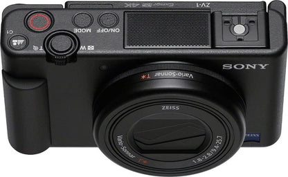 Sony ZV-1 Digital Camera for Content Creators, Vlogging and Youtube with Flip Screen, Built-In Microphone, 4K HDR Video, Touchscreen Display, Live Video Streaming, Webcam
