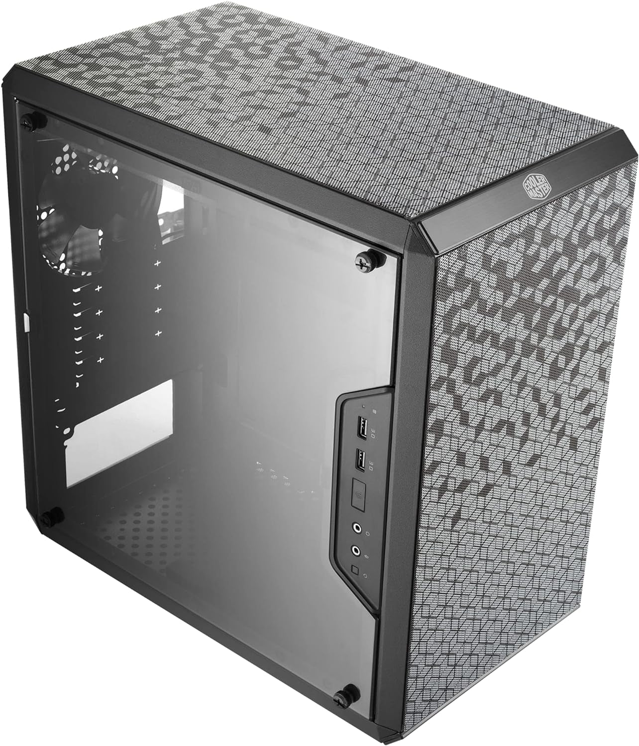 Cooler Master Masterbox Q300L Micro-Atx Tower with Magnetic Design Dust Filter, Transparent Acrylic Side Panel, Adjustable I/O & Fully Ventilated Airflow, Black (MCB-Q300L-KANN-S00)