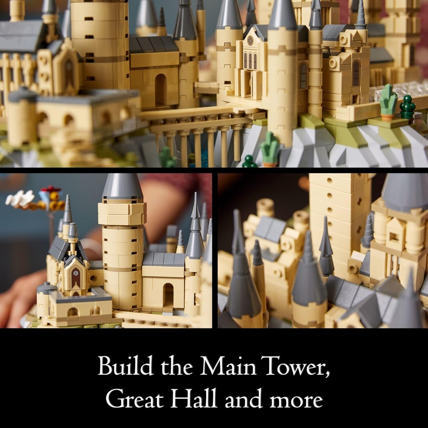 LEGO Harry Potter Hogwarts Castle and Grounds 76419 Building Set, Gift Idea for Adults, Buildable Display Model, Collectible Harry Potter Playset, Recreate Iconic Scenes from the Wizarding World