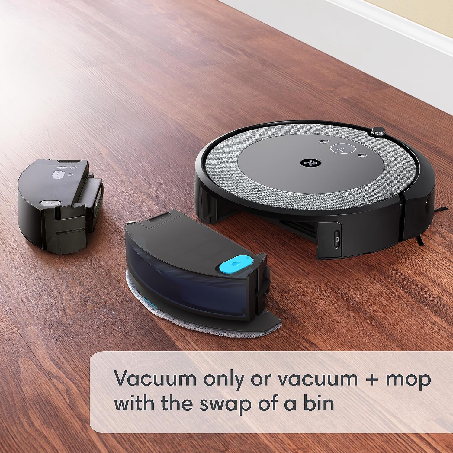 Irobot Roomba Combo I5+ Self-Emptying Robot Vacuum and Mop, Clean by Room with Smart Mapping, Empties Itself for up to 60 Days, Works with Alexa, Personalized Cleaning OS