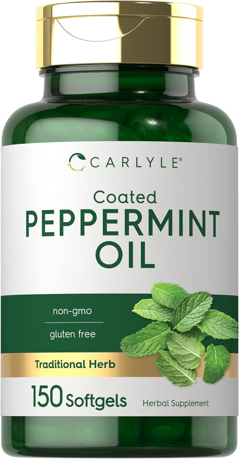 Carlyle Peppermint Oil Capsules | 150 Softgels | with Rosemary and Thyme